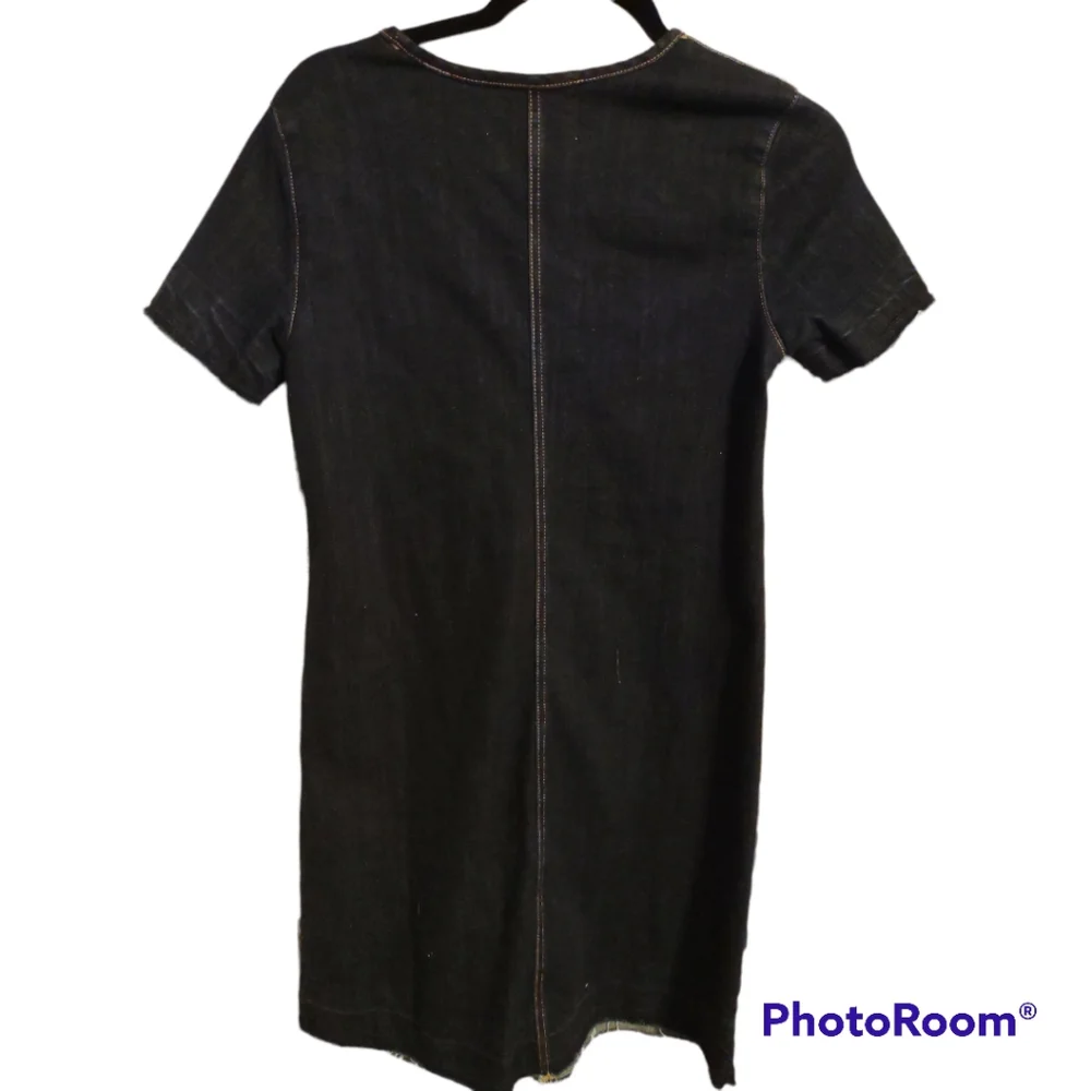 Vince Camuto Women's Release Hem Denim Dress - Picture 6 of 6